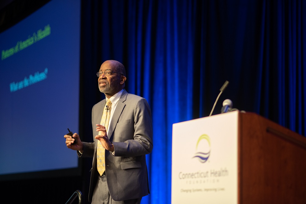 David Williams speaking at CT Health's Future of Health event.